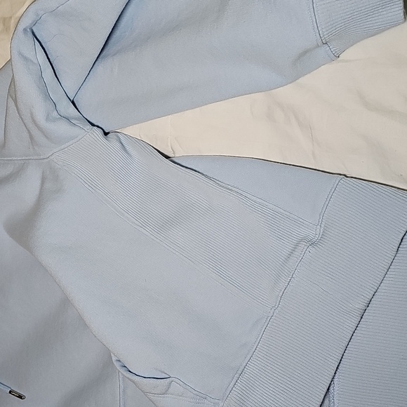 PINK Victoria's Secret Light Blue Hoodie Sweater, Womens Large - Picture 7 of 7